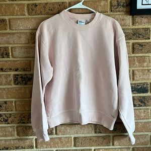 Aritzia light pink Sweatshirt